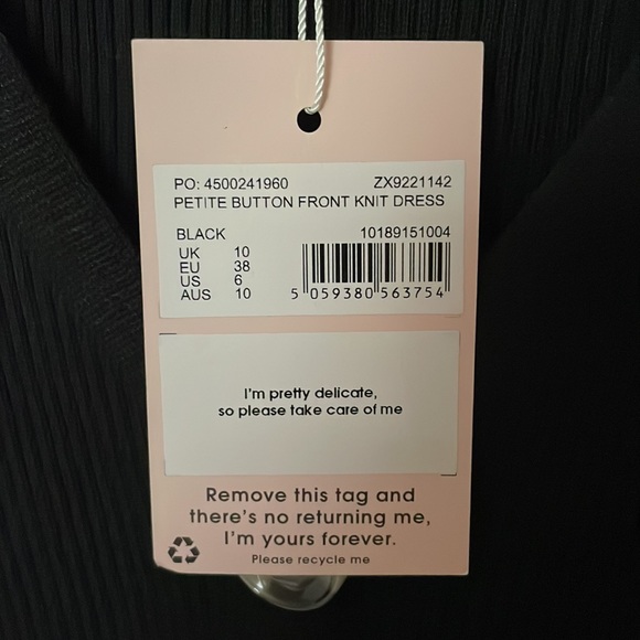 MissGuided Tall Rib Button Front Knit Midi Dress - Picture 5 of 6